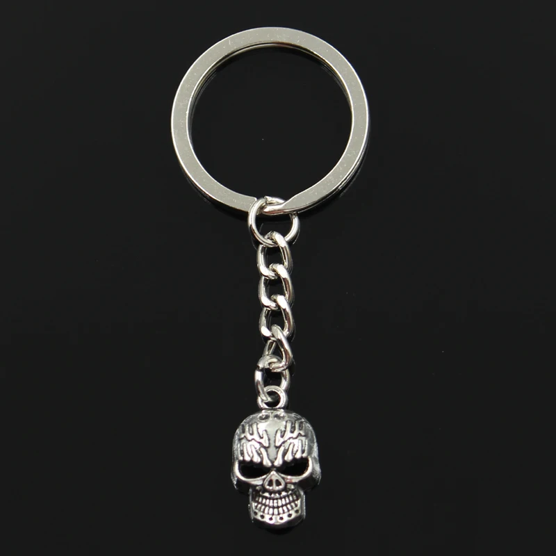New Fashion Keychain 21x13mm Skeleton Head Skull Pendants DIY Men Jewelry Car Key Chain Ring Holder Souvenir For Gift
New Fashion Keychain 21x13mm Skeleton Head Skull Pendants DIY Men Jewelry Car Key Chain Ring Holder Souvenir For Gift