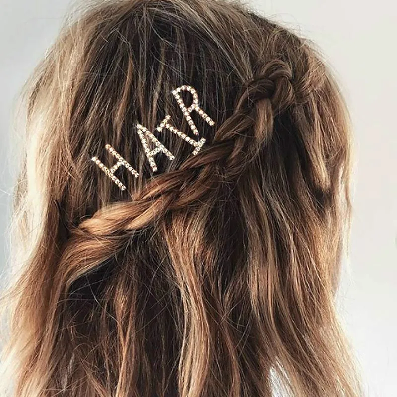 Fashion New Style A-Z Simple Rhinestone Letter Hairpins for Women Hair Barrettes Crystal Custom Hair Clips Wedding Jewelry
Fashion New Style A-Z Simple Rhinestone Letter Hairpins for Women Hair Barrettes Crystal Custom Hair Clips Wedding Jewelry