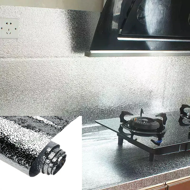 Kitchen Anti-Oil Sticker Decor Stove Cabinet Waterproof Wall Sticker Tiles Self adhesive Wallpaper Home Decor Decal wide 40cm
Kitchen Anti-Oil Sticker Decor Stove Cabinet Waterproof Wall Sticker Tiles Self adhesive Wallpaper Home Decor Decal wide 40cm