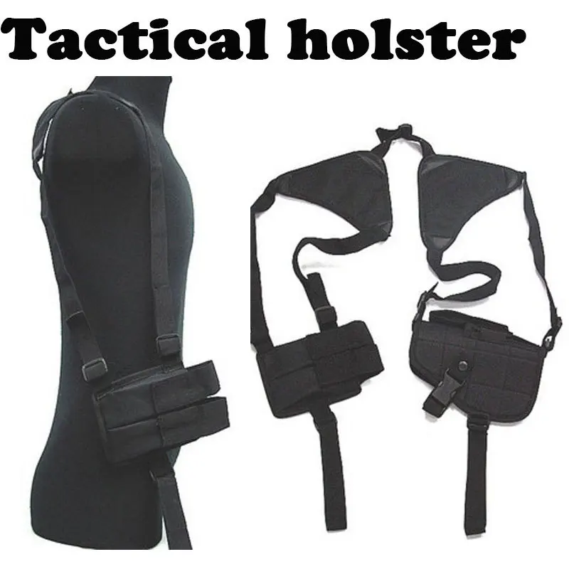 Gun Quickly SWAT Tactical Shoulder Pistol Holster w/Mag Pouch Shoulder Pistol Holster Handed + Dual Mag Black TAN GREEN
Gun Quickly SWAT Tactical Shoulder Pistol Holster w/Mag Pouch Shoulder Pistol Holster Handed + Dual Mag Black TAN GREEN