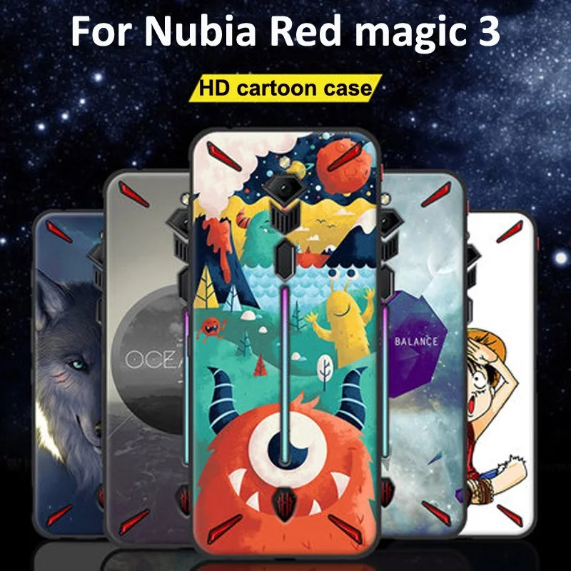 Cartoon painted Case For Nubia Red magic 3 Case Slim soft Cover For Nubia Redmagic 3 Shockproof Silicone Back Cover Red magic3
Cartoon painted Case For Nubia Red magic 3 Case Slim soft Cover For Nubia Redmagic 3 Shockproof Silicone Back Cover Red magic3