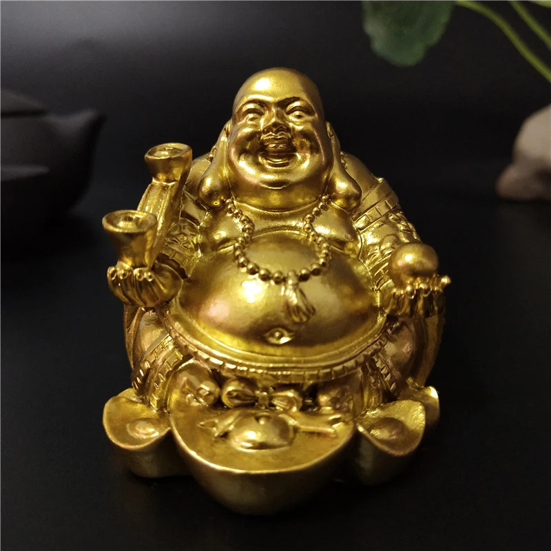 Gold Laughing Buddha Statue Chinese Feng Shui Money Maitreya Buddha Sculpture Figurines For Home Garden Decoration Statues
Gold Laughing Buddha Statue Chinese Feng Shui Money Maitreya Buddha Sculpture Figurines For Home Garden Decoration Statues