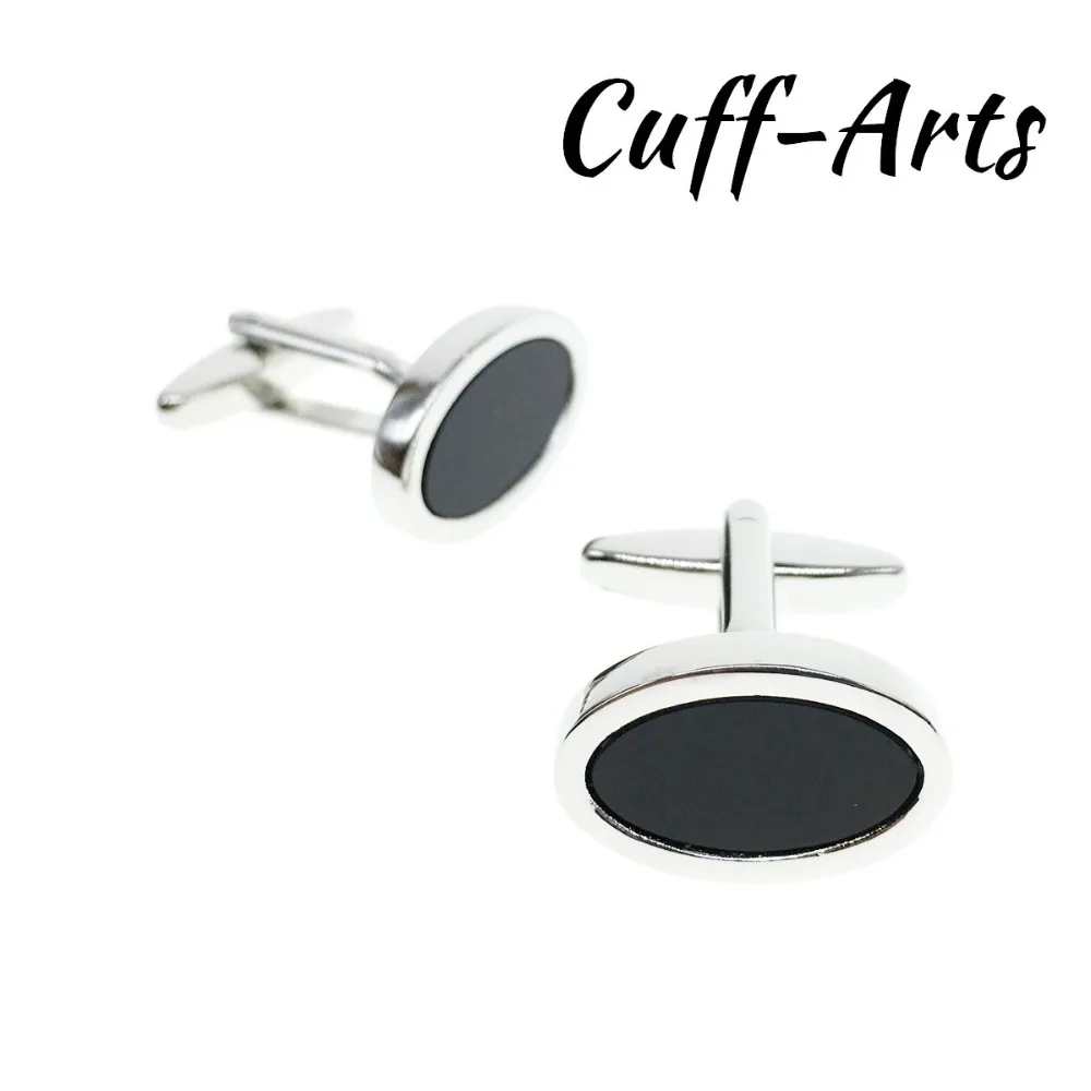 

Cufflinks for Men High Quality Black Onyx Gemelos Cufflinks Oval Onyx Cuff links Popular Lawyer Groom Cuffs by Cuffarts C20085