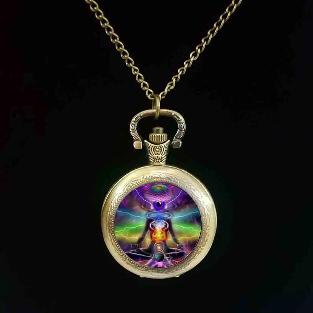 Chakra yoga pocket watch bronze chain Hinduism pocket watch sign meditation photo pocket watch mandala Zen pocket watch
Chakra yoga pocket watch bronze chain Hinduism pocket watch sign meditation photo pocket watch mandala Zen pocket watch
