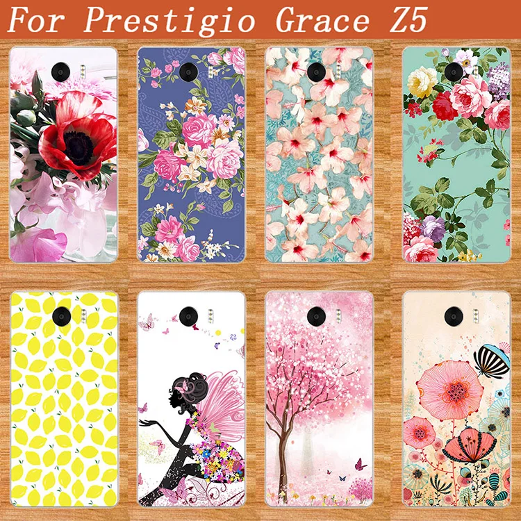 Фото Для мобильного телефона Prestigio Grace Z5 чехол для модные 10 видов - купить