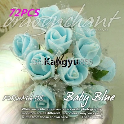 Free Shipping Baby Blue 72pcs 2.5CM Head PE Rose Foam Mini Flower Bouquet With Organza Solid Color Artificial Rose Flowers
Free Shipping Baby Blue 72pcs 2.5CM Head PE Rose Foam Mini Flower Bouquet With Organza Solid Color Artificial Rose Flowers