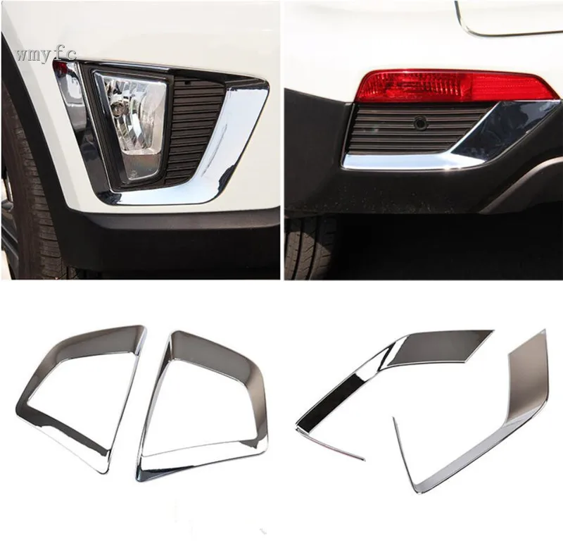 For Hyundai Creta ix25 2014 -2017 Chrome Front Rear Reflector Fog Light Lamp Cover Trim Foglight Bumper Molding Garnish
For Hyundai Creta ix25 2014 -2017 Chrome Front Rear Reflector Fog Light Lamp Cover Trim Foglight Bumper Molding Garnish