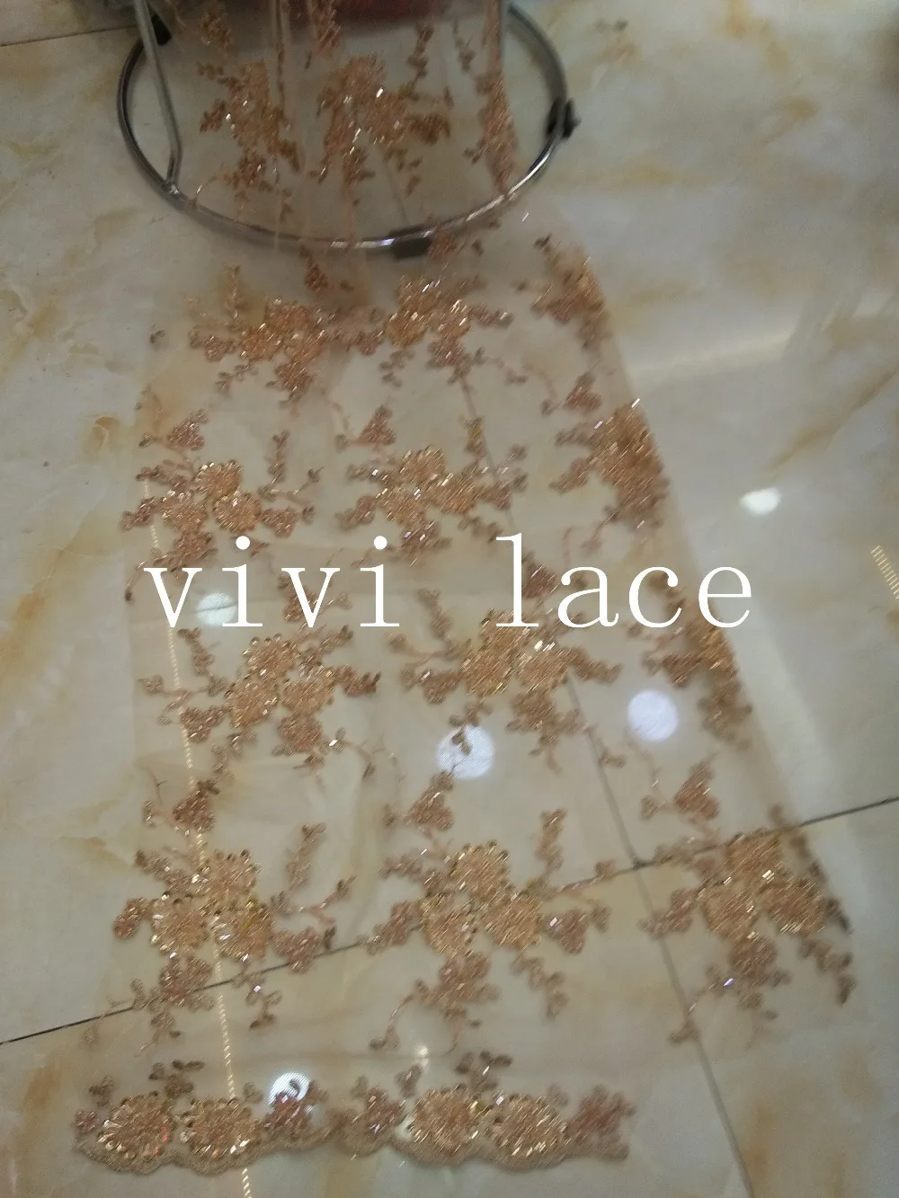 5yards HT012 # beige beads embroidery luxury mesh french lace fabric for wedding/evening dress/party,by dhl
5yards HT012 # beige beads embroidery luxury mesh french lace fabric for wedding/evening dress/party,by dhl