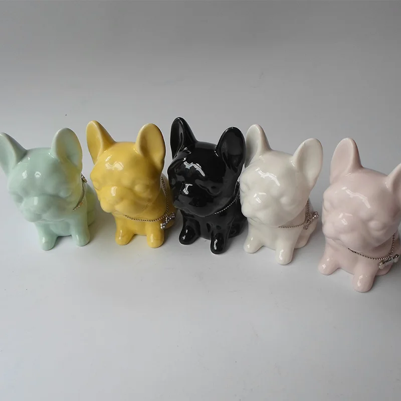 Ceramic puppy ornaments handicrafts mini creative cute home accessories Fighting cattle animals decorations
Ceramic puppy ornaments handicrafts mini creative cute home accessories Fighting cattle animals decorations