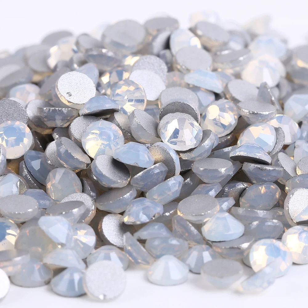 White Opal Glass 3D Nail Art Rhinestones ss3 ss4 ss5 ss6 ss8 ss10 ss12 ss16 ss20 ss30 ss34 Crystal Nails Non HotFix Decorations
White Opal Glass 3D Nail Art Rhinestones ss3 ss4 ss5 ss6 ss8 ss10 ss12 ss16 ss20 ss30 ss34 Crystal Nails Non HotFix Decorations