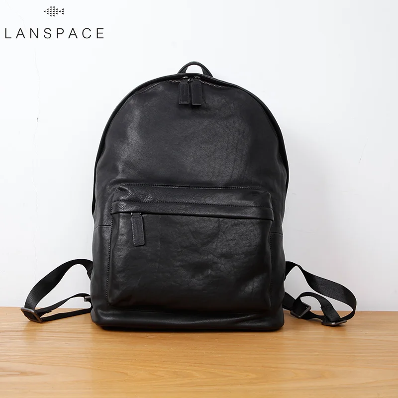 LAN men's cow leather backpack fashion genuine leather backpack casual travel bag
LAN men's cow leather backpack fashion genuine leather backpack casual travel bag