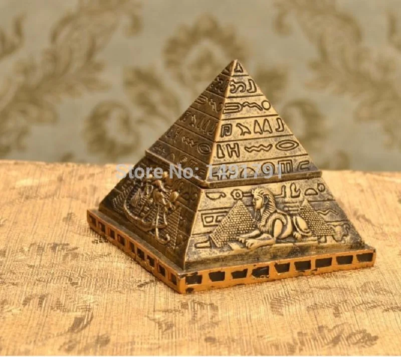 Ancient Egyptian huff Pyramid model Creative small ornament Home decoration handicraft jewelry box gifts
Ancient Egyptian huff Pyramid model Creative small ornament Home decoration handicraft jewelry box gifts