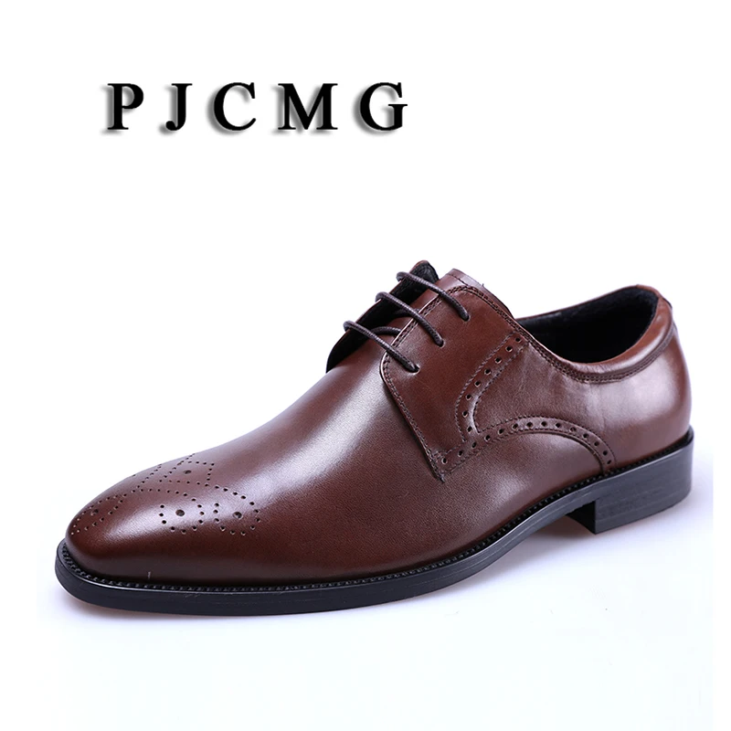PJCMG Fashion Men Oxford Wedding Brown/Red Genuine Leather Business Buckle Pointed Toe Lace-Up Office & Career Men's Shoes
PJCMG Fashion Men Oxford Wedding Brown/Red Genuine Leather Business Buckle Pointed Toe Lace-Up Office & Career Men's Shoes