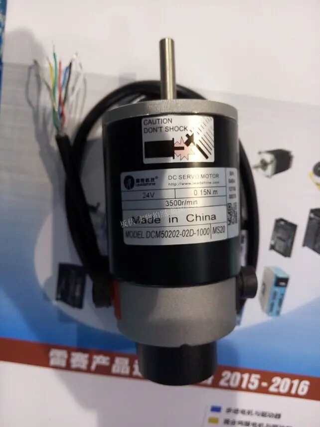 Новый Серводвигатель Leadshine DC DCM50202-02D-1000 24VDC выход 1.79A до 14A мощность 50 Вт работает 3000 об/мин имеет двигатель с ЧПУ 0,15 нм
Новый Серводвигатель Leadshine DC DCM50202-02D-1000 24VDC выход 1.79A до 14A мощность 50 Вт работает 3000 об/мин имеет двигатель с ЧПУ 0,15 нм