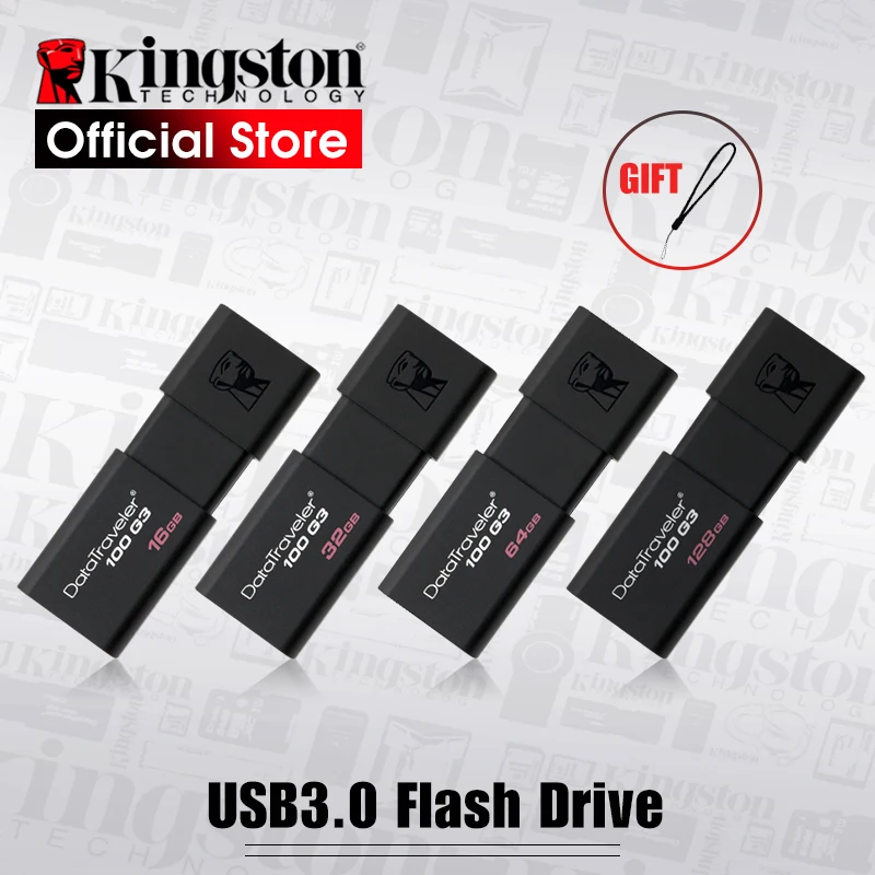 USB-флеш-накопитель Kingston DT100G3 8/16/32/64/128 Гб | Компьютеры и офис