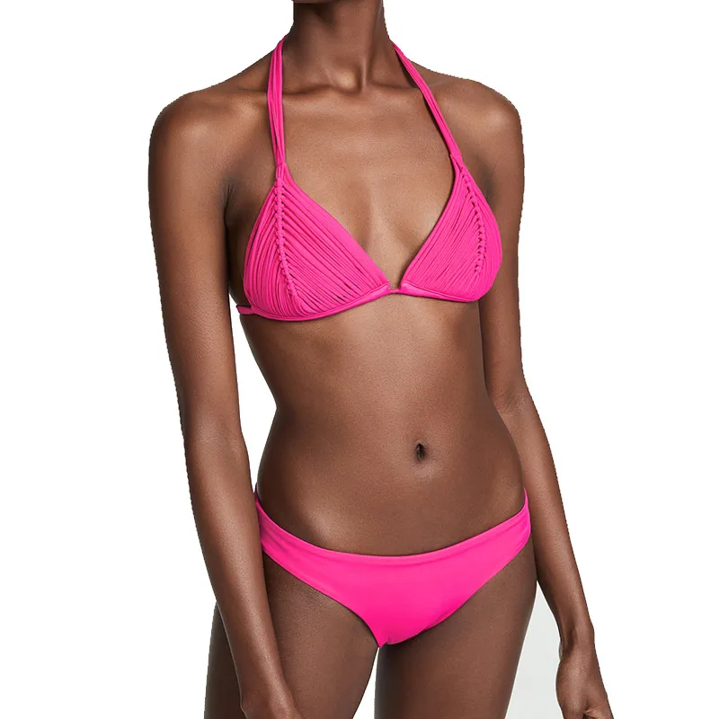 2019 Hot-sale Women Sexy Solid Colour Padded Wireless Bandage Type Bikini Sets Swimsuits Triangle Bottom
2019 Hot-sale Women Sexy Solid Colour Padded Wireless Bandage Type Bikini Sets Swimsuits Triangle Bottom