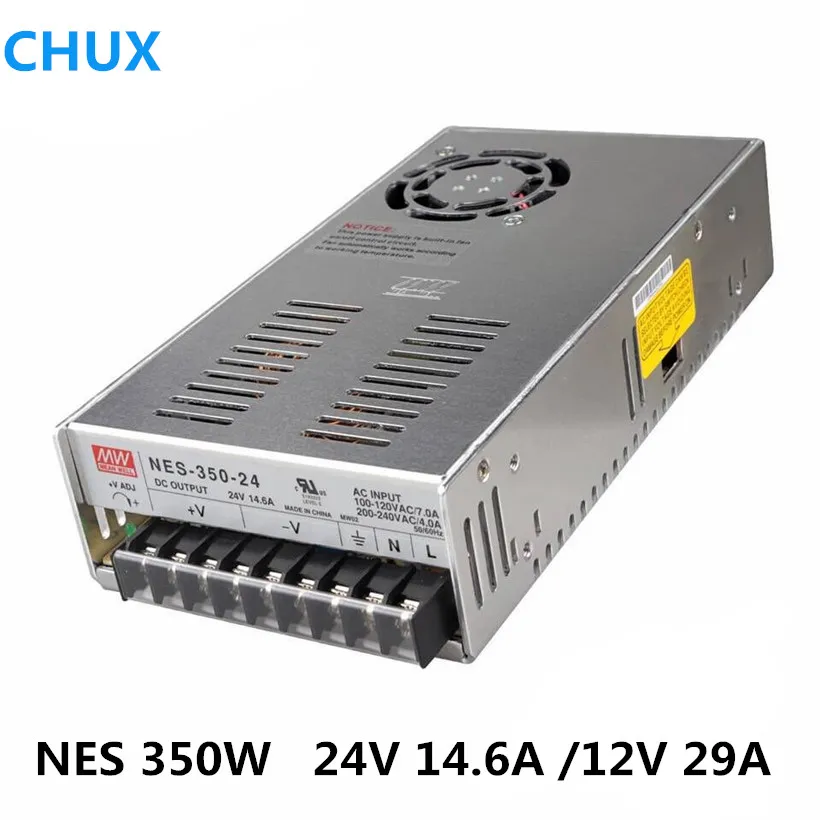 NES-350W Original MEAN WELL AC to DC single output 350W 29A 12V 24V Meanwell Switching Power Supply NES-350
NES-350W Original MEAN WELL AC to DC single output 350W 29A 12V 24V Meanwell Switching Power Supply NES-350