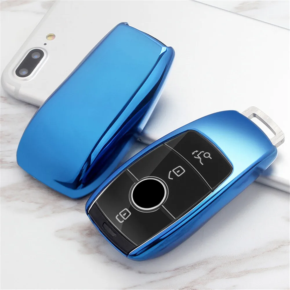 CHSKY TPU For Mercedes Key Cover Case Benz E Class Car key cover keychain shell for benz accessories car styling | Автомобили и