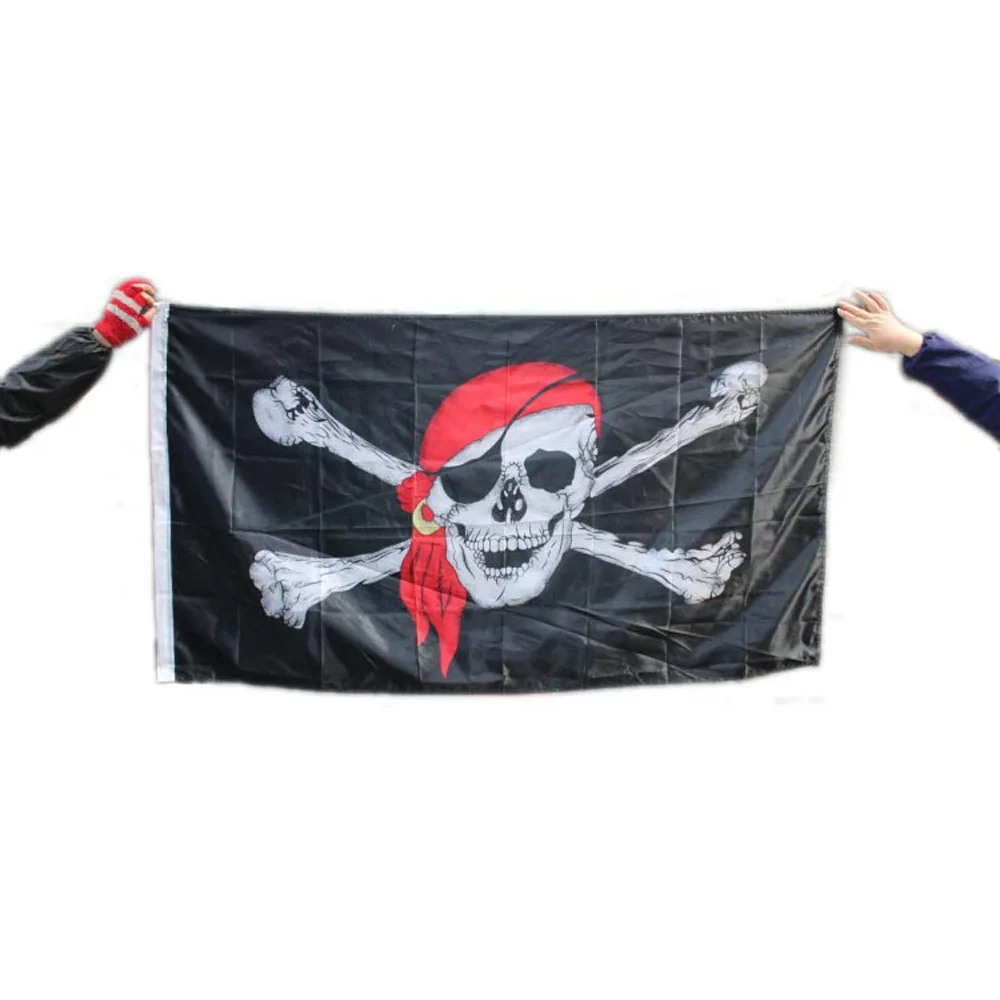 Cosplay Pirate Calico Halloween Jolly Roger Skull Flag Polyester Banner 150 X 90 CM
Cosplay Pirate Calico Halloween Jolly Roger Skull Flag Polyester Banner 150 X 90 CM