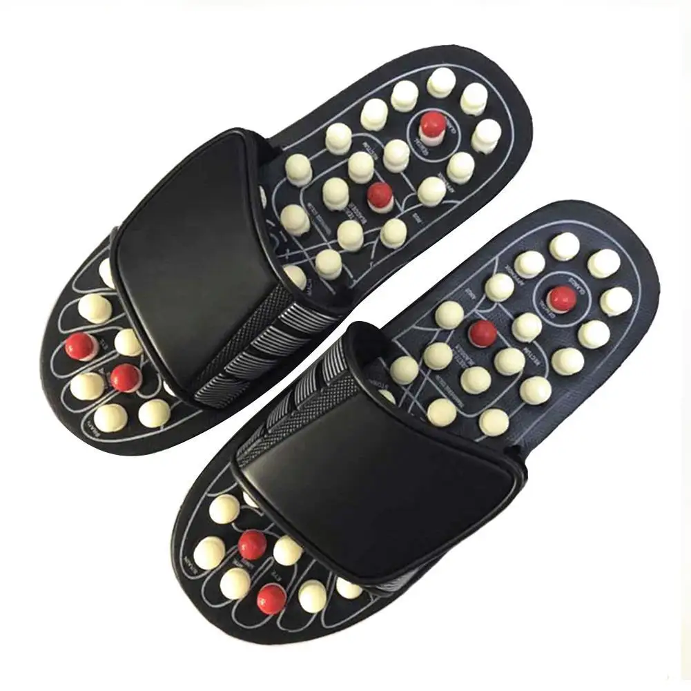 Acupuncture Healthy Relaxation Man And Women One Pair Foot Slipper Sandals Reflex Stress Rotating Foot Massage Shoes
Acupuncture Healthy Relaxation Man And Women One Pair Foot Slipper Sandals Reflex Stress Rotating Foot Massage Shoes