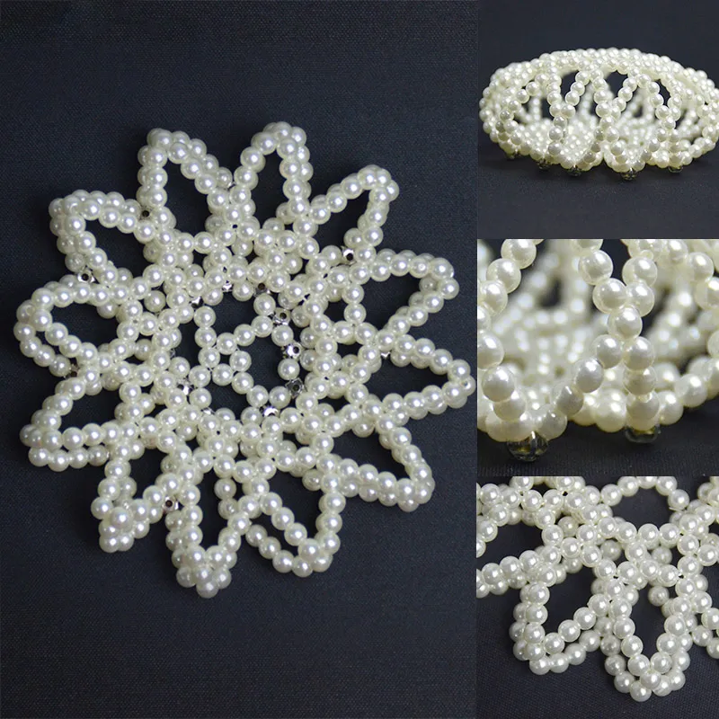 Crystal Imitation Pearl Handmade Ballet Dancing Hair Nets Snood Net Adjustable:Elastic Crochet 1PC
Crystal Imitation Pearl Handmade Ballet Dancing Hair Nets Snood Net Adjustable:Elastic Crochet 1PC