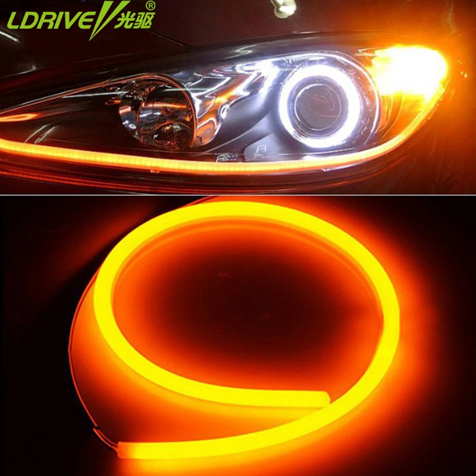 Hot 2PCS 30cm 45cm 60cm 80cm DRL Flexible LED Tube Strip Style Daytime Running Lights Tear Strip Car Headlight Turn Signal Light
Hot 2PCS 30cm 45cm 60cm 80cm DRL Flexible LED Tube Strip Style Daytime Running Lights Tear Strip Car Headlight Turn Signal Light