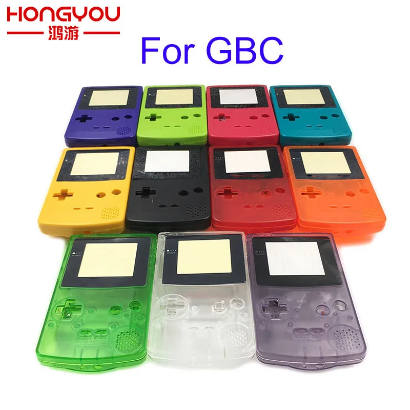 

20 комплектов, прозрачный чехол для игровой консоли Gameboy Color GBC