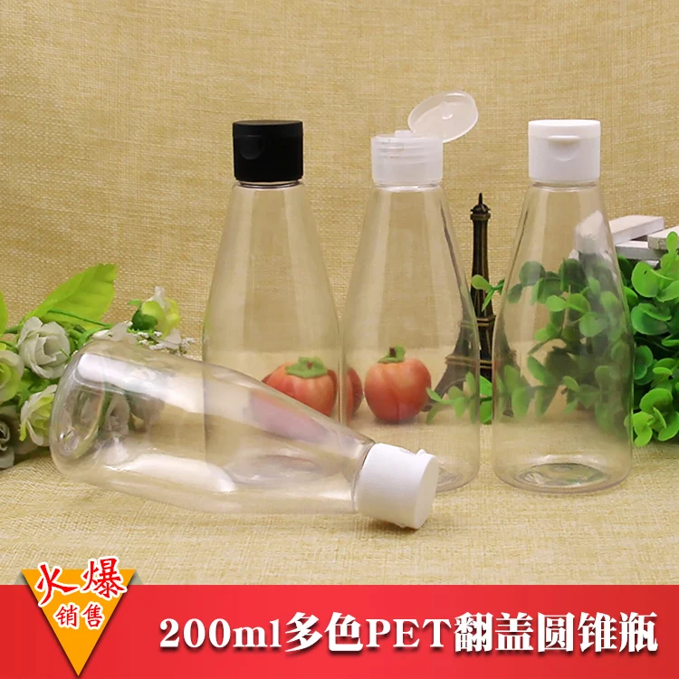 200ml Conical Transparent Bottle PET Plastic Flip Emulsion Sub-bottle Toner Bottle 10PCS/LOT
200ml Conical Transparent Bottle PET Plastic Flip Emulsion Sub-bottle Toner Bottle 10PCS/LOT