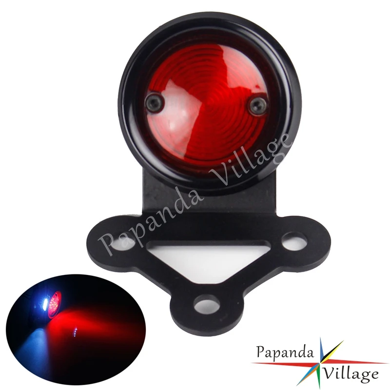 Black Motorbike 12V LED Rear Vintage Taillight License Brake Stop Tail Light for Harley Touring Sportster Cafe Racer Bobber
Black Motorbike 12V LED Rear Vintage Taillight License Brake Stop Tail Light for Harley Touring Sportster Cafe Racer Bobber