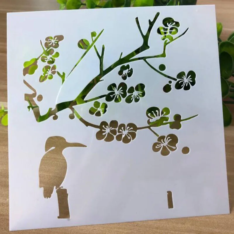 Thrush Bird Plant Painting Template DIY Craft Coloring Embossing Accessories Sjablonen For Scrapbooking Diary Stencil Reusable
Thrush Bird Plant Painting Template DIY Craft Coloring Embossing Accessories Sjablonen For Scrapbooking Diary Stencil Reusable