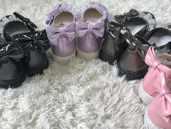 College style sweet lolita shoes round head thick bottom vintage lace bowknot kawaii shoes cosplay princess loli women shoes
College style sweet lolita shoes round head thick bottom vintage lace bowknot kawaii shoes cosplay princess loli women shoes