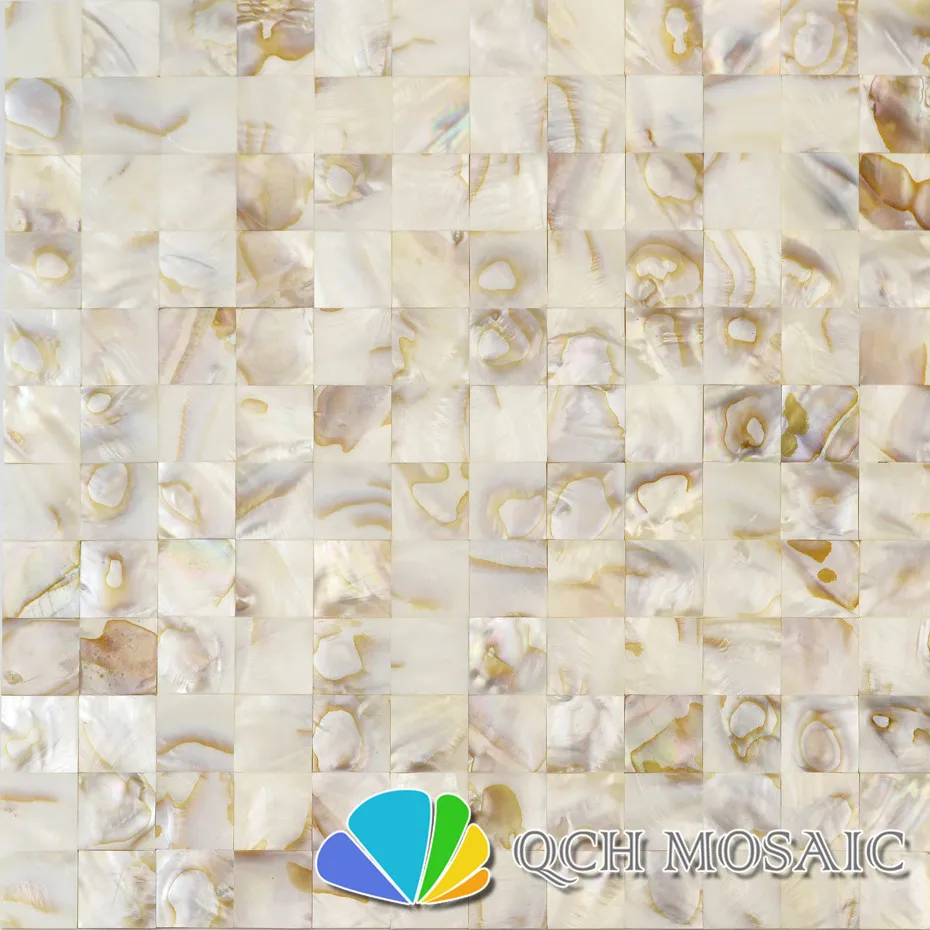 Freshwater shell seamless mother of pearl mosaic tile for backsplash and bathroom 11 square feet/lot square natural dapple color
Freshwater shell seamless mother of pearl mosaic tile for backsplash and bathroom 11 square feet/lot square natural dapple color