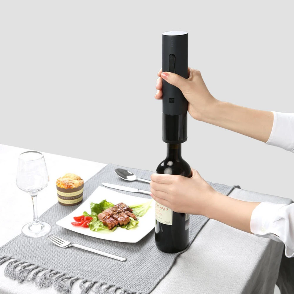 Huohou Automatic Wine Bottle Opener Kit Electric Corkscrew With Foil Cutter Automatic Wine Bottle Opener Smart Home
Huohou Automatic Wine Bottle Opener Kit Electric Corkscrew With Foil Cutter Automatic Wine Bottle Opener Smart Home