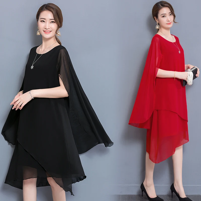5Xl Plus Big Size Women Clothing 2020 Spring Summer Style Korean Loose Cloak Covered Chiffon Casual Party Dress Female A4256
5Xl Plus Big Size Women Clothing 2020 Spring Summer Style Korean Loose Cloak Covered Chiffon Casual Party Dress Female A4256