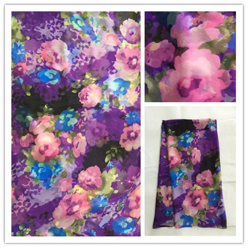 140cm Printed Nature Silk Chiffon Fabric For Crafts Material Sewing Women Dress Scarf Clothes Textile100% silk 6M/M DS21
140cm Printed Nature Silk Chiffon Fabric For Crafts Material Sewing Women Dress Scarf Clothes Textile100% silk 6M/M DS21