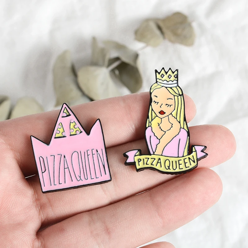 Pink Pizza Queen High Heels Heart Brooch Pin Badge Brooches Shirt Denim Decorated Women Girl Cute Jewelry Gifts Enamel Pins
Pink Pizza Queen High Heels Heart Brooch Pin Badge Brooches Shirt Denim Decorated Women Girl Cute Jewelry Gifts Enamel Pins