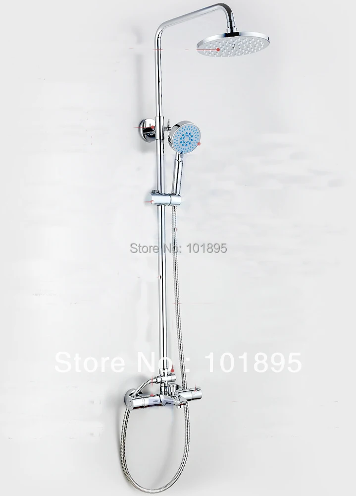 X9026SS1 - Luxury Chrome Finish Brass Overhead Rain Shower with Thermostatic Bath Mixer of Shower Set
X9026SS1 - Luxury Chrome Finish Brass Overhead Rain Shower with Thermostatic Bath Mixer of Shower Set