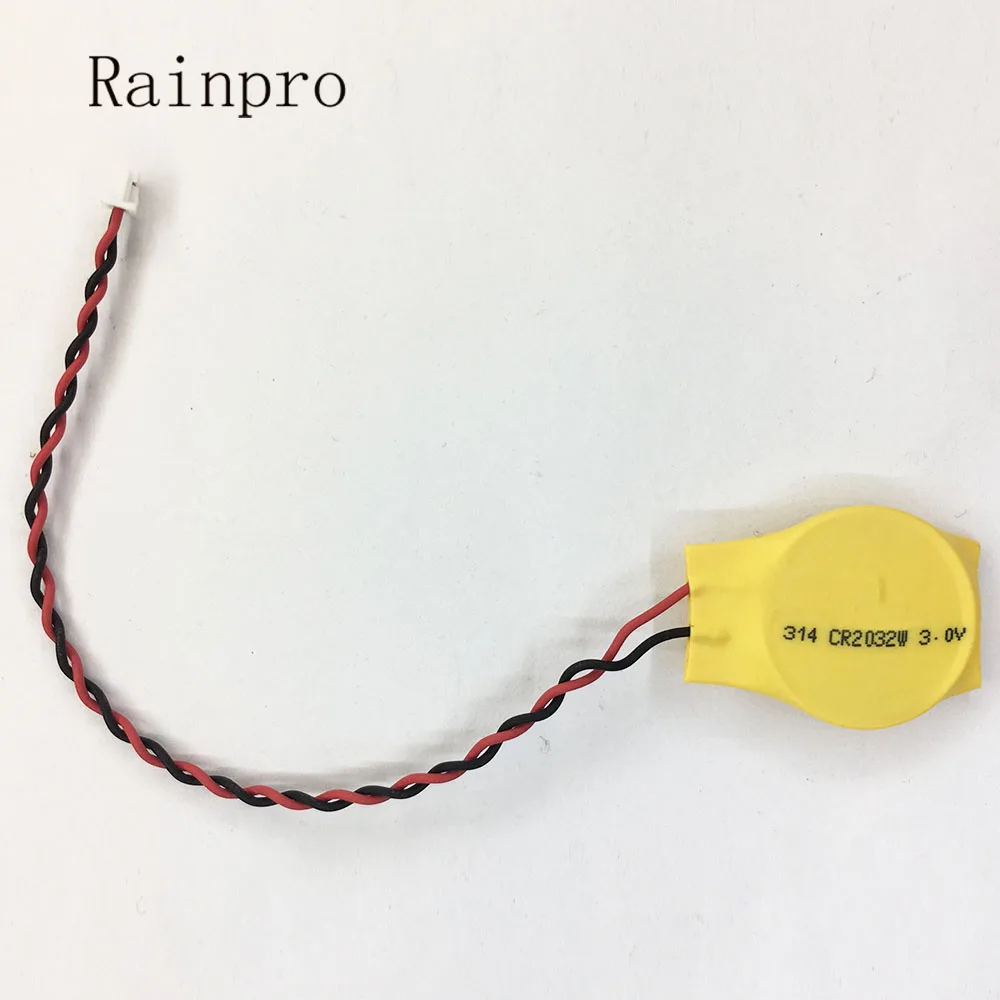 Rainpro 1 шт./лот CR2032W 2032 материнская плата для ноутбука общая BIOS COMS батарея с вилкой -