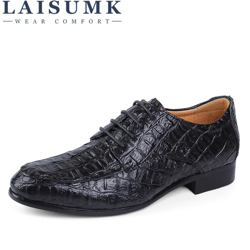 LAISUMK Brand Genuine Leather Oxford Shoes For Men Business Men Crocodile Shoes Men's Dress Shoes Plus Size Wedding Shoes Man
LAISUMK Brand Genuine Leather Oxford Shoes For Men Business Men Crocodile Shoes Men's Dress Shoes Plus Size Wedding Shoes Man