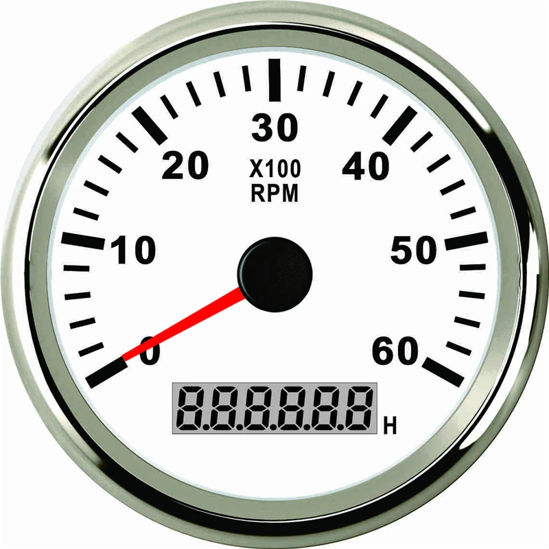 85mm Waterproof Marine Tachometer Car Truck Boat Tacho Gauge With Hour meter 0-6000RPM 12V 24V Universal
85mm Waterproof Marine Tachometer Car Truck Boat Tacho Gauge With Hour meter 0-6000RPM 12V 24V Universal