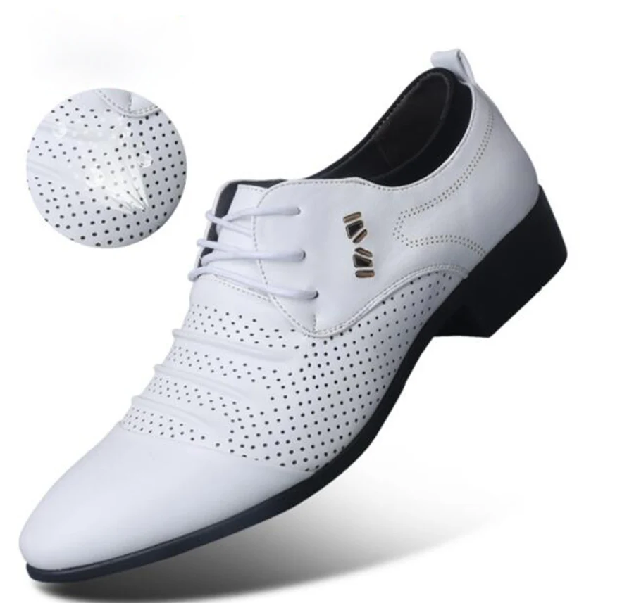 Men's Single Shoes Summer New Trend Pointed Cool Shoes Men's Casual Business Hollow Breathable Hole Shoes Anti-sweat Deodorant
Men's Single Shoes Summer New Trend Pointed Cool Shoes Men's Casual Business Hollow Breathable Hole Shoes Anti-sweat Deodorant