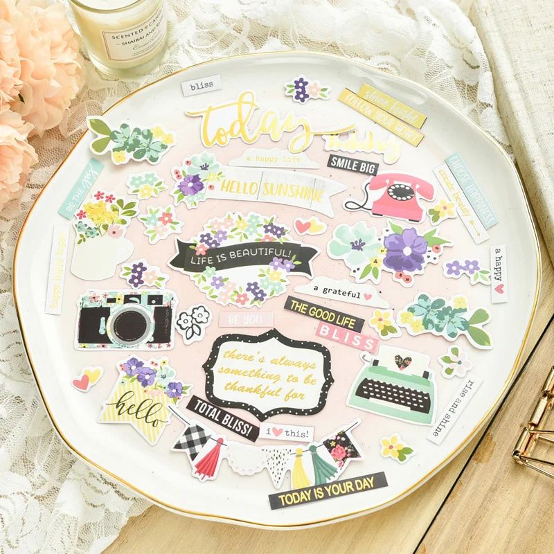 52pcs Life Is Beautiful Paper Stickers for Scrapbooking Happy Planner/ DIY Crafts/ Card Making Decoration
52pcs Life Is Beautiful Paper Stickers for Scrapbooking Happy Planner/ DIY Crafts/ Card Making Decoration
