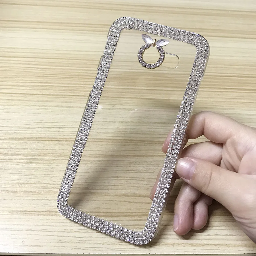 Роскошный чехол со стразами для Samsung Galaxy A3 2017 блестящий прозрачный сумка телефона чехлы чехол|case for samsung