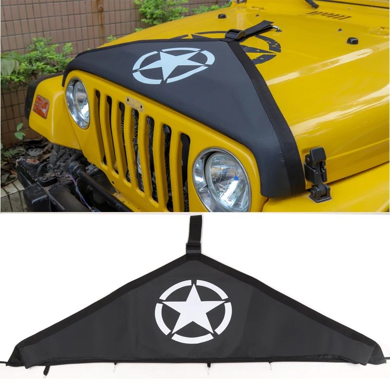 HYZHAUTO 1Pcs Canvas Engine Hood for Jeep Wrangler TJ 1997-2006 Engine Exterior Cover Protector Car Accessories
HYZHAUTO 1Pcs Canvas Engine Hood for Jeep Wrangler TJ 1997-2006 Engine Exterior Cover Protector Car Accessories