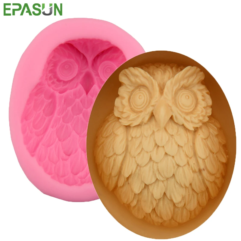 EPASUN Silicone Soap Mold Owl Making Animal Form Fondant Gunpaste Sugarcraft Cake Chocolate Decorating Candy Tool Handmade
EPASUN Silicone Soap Mold Owl Making Animal Form Fondant Gunpaste Sugarcraft Cake Chocolate Decorating Candy Tool Handmade