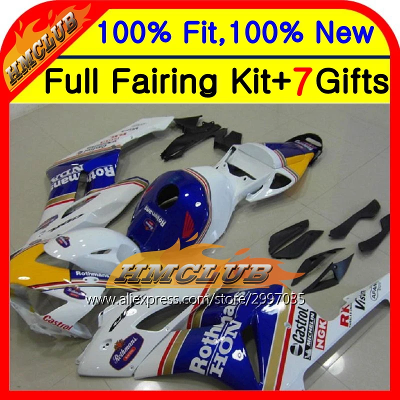 Обтекатель BodyRothmans синий инъекционный для HONDA 04-05 CBR 1000RR 1000 RR 38HM3 CBR1000 RR синий белый 04 05 CBR1000RR 2004 2005
Обтекатель BodyRothmans синий инъекционный для HONDA 04-05 CBR 1000RR 1000 RR 38HM3 CBR1000 RR синий белый 04 05 CBR1000RR 2004 2005
