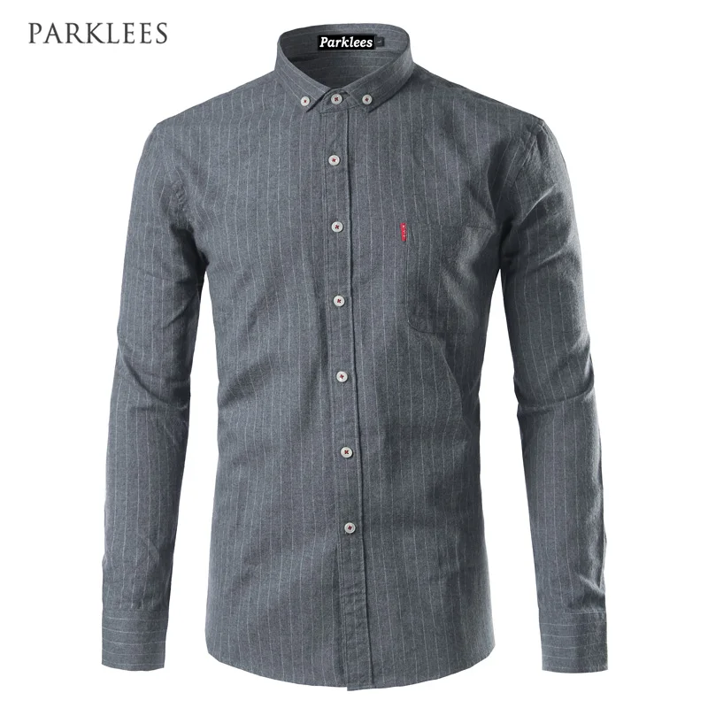 Button Down Dress Shirt Men 2017 New Arrival Long Sleeve Striped Cotton Mens Shirts Chemise Homme Casual Slim Fit Male Shirts
Button Down Dress Shirt Men 2017 New Arrival Long Sleeve Striped Cotton Mens Shirts Chemise Homme Casual Slim Fit Male Shirts