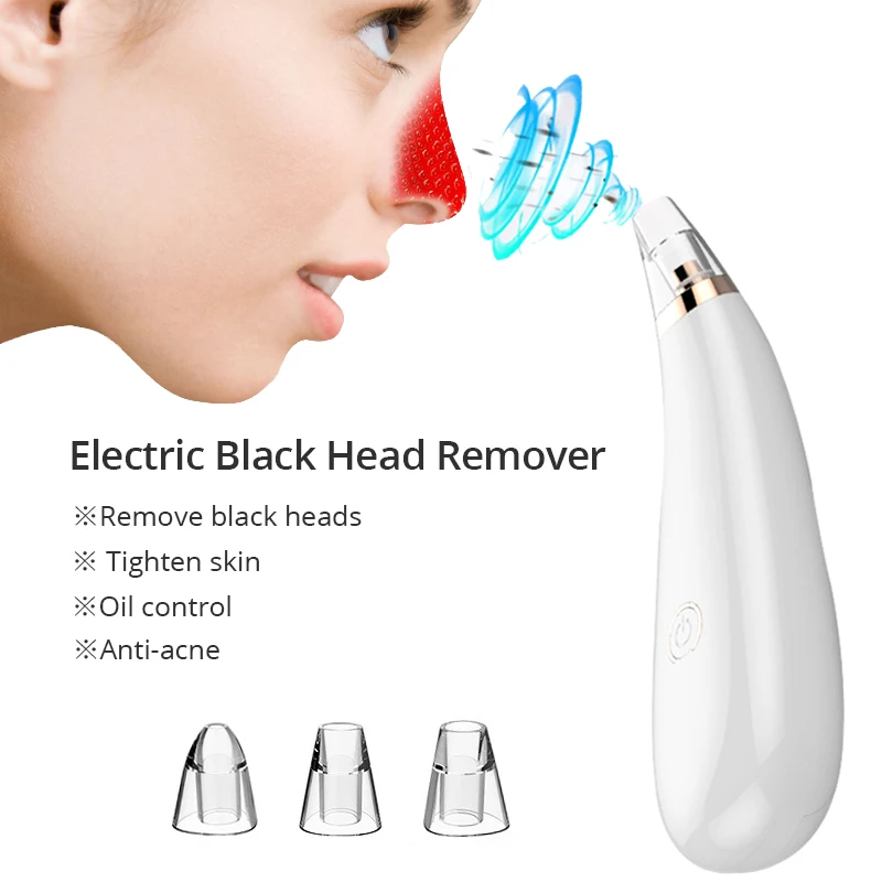 Multifunctional Electric Black Head Remover Deep Clean Pore Tighten Skin Oil Control 3 Vacuun Suction Heads 2 AA Batteries Power
Multifunctional Electric Black Head Remover Deep Clean Pore Tighten Skin Oil Control 3 Vacuun Suction Heads 2 AA Batteries Power