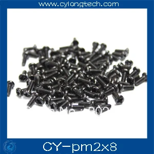 

HOT SALE!! 300pcs/ cctv Camera screws, Round head PM2 *8mm