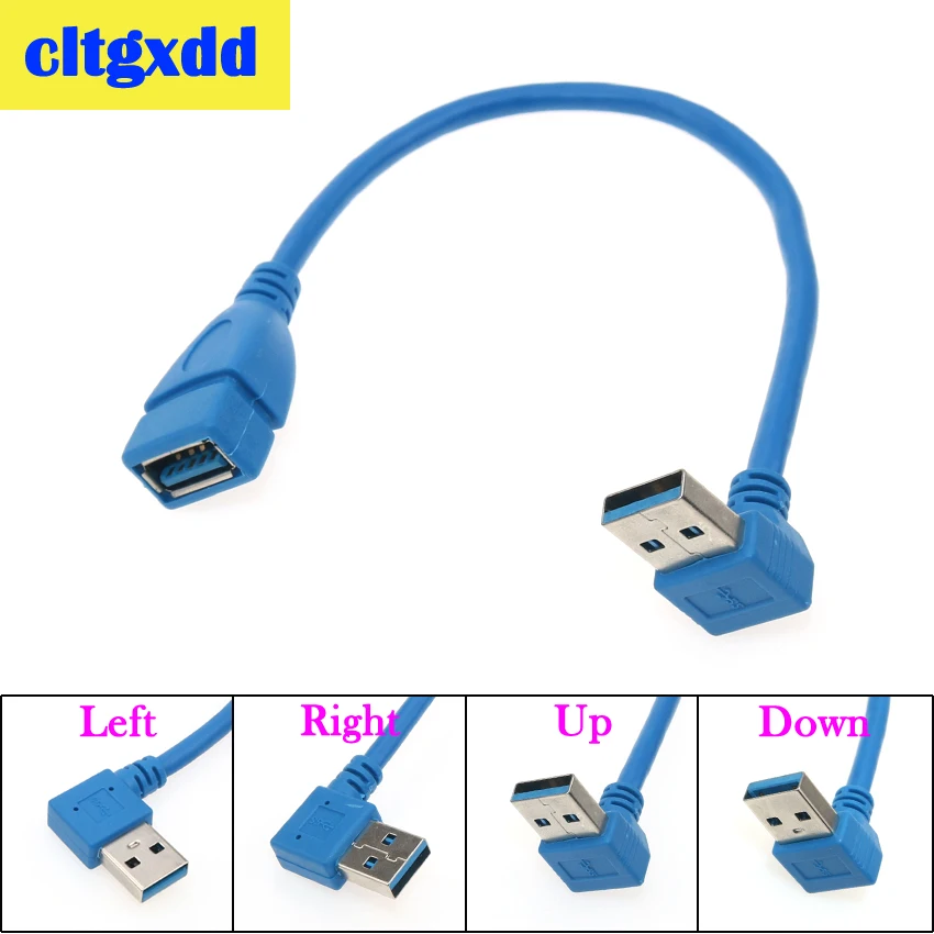 cltgxdd 90 Degree Blue USB 3.0 Right/Left/Up/down Extension Cable Male To Female Adapter Cord Data Sync USB 3.0 Extension Cable
cltgxdd 90 Degree Blue USB 3.0 Right/Left/Up/down Extension Cable Male To Female Adapter Cord Data Sync USB 3.0 Extension Cable